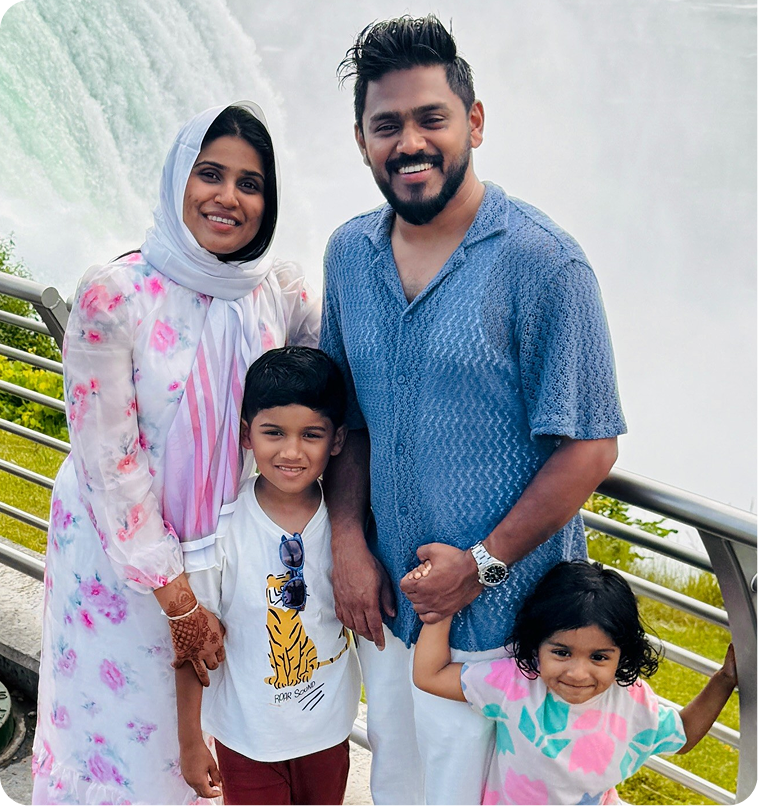 With Family, Across the World