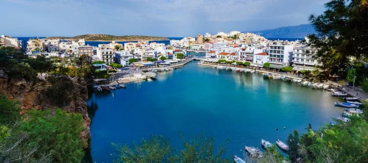 Agios Georgios Church overlooking the sea with stunning coastal views