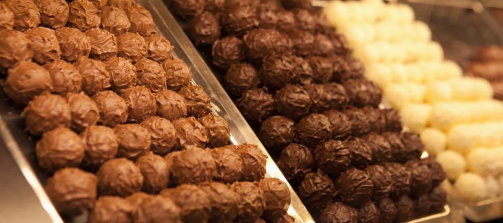 Medieval village of Gruyères with cheese shops and chocolate delights