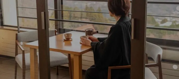 Outdoor hot spring bath surrounded by nature at Hyatt Regency Hakone Resort