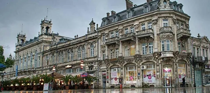 Neo-Baroque buildings in Ruse city centre