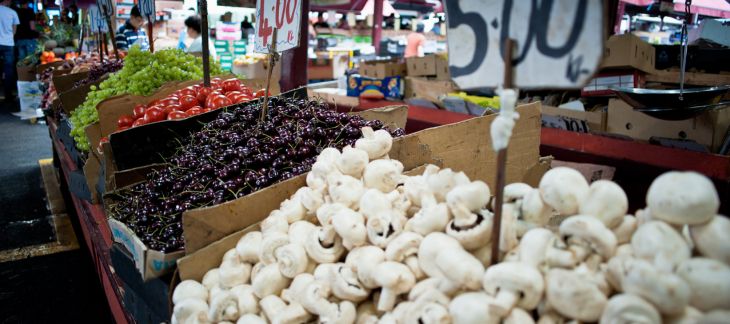 Shopping at Queen Victoria Market