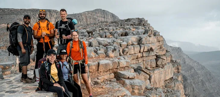 Hike the tumbling Hajar Mountains