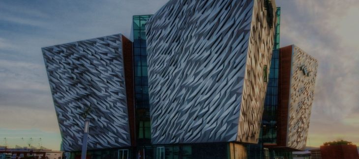 Titanic Belfast museum with its striking modern architecture and maritime displays
