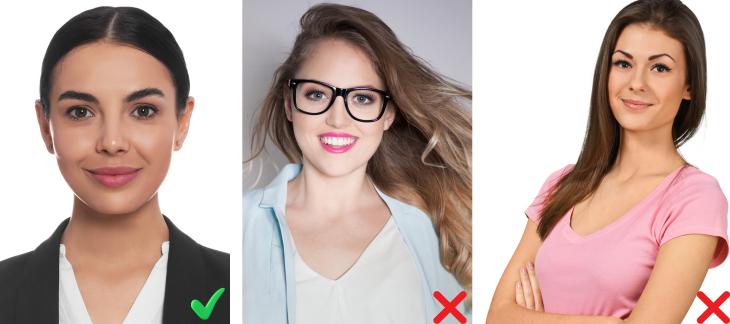 UK Visa Photo Example
