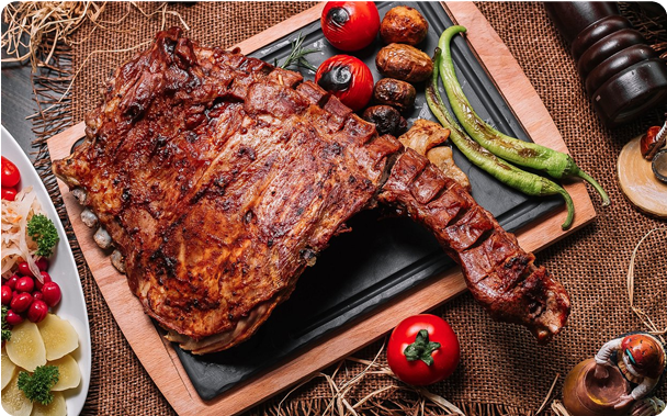 Savour the traditional BBQ dish Saj Ichi
