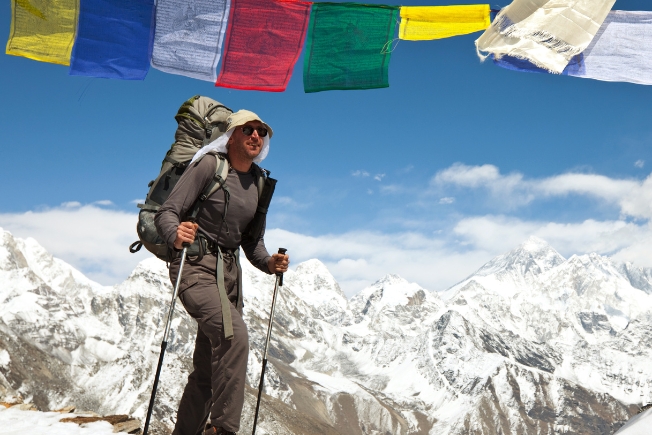 Arooha tourist hiking during Nepal tour packages from Dubai