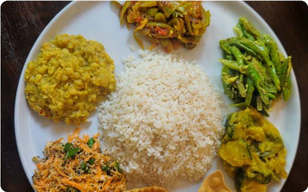 Sri lanka -  National Rice and Curry