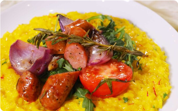 Savour the Unique Flavour of the Saffron Risotto 