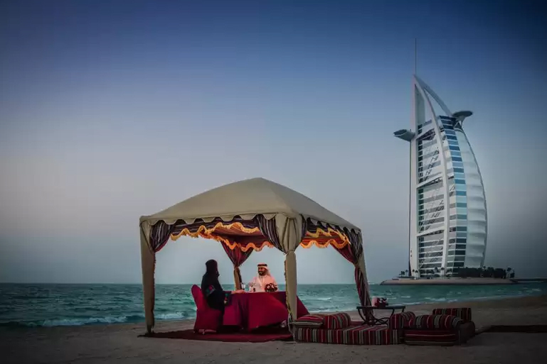 Burj Al Arab Beach Romantic Dinner
