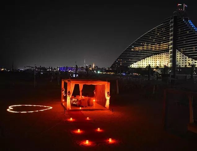 Jumeirah Beach Romantic Dinner Dubai