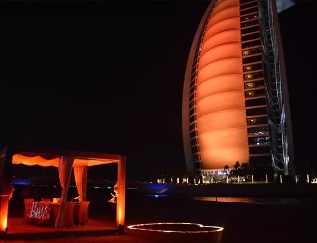 Jumeirah Beach Romantic Dinner Dubai