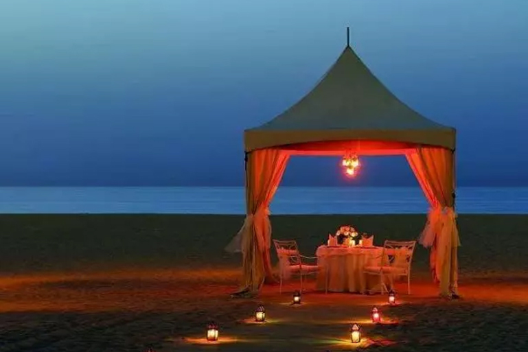 Romantic Dinner On the beach