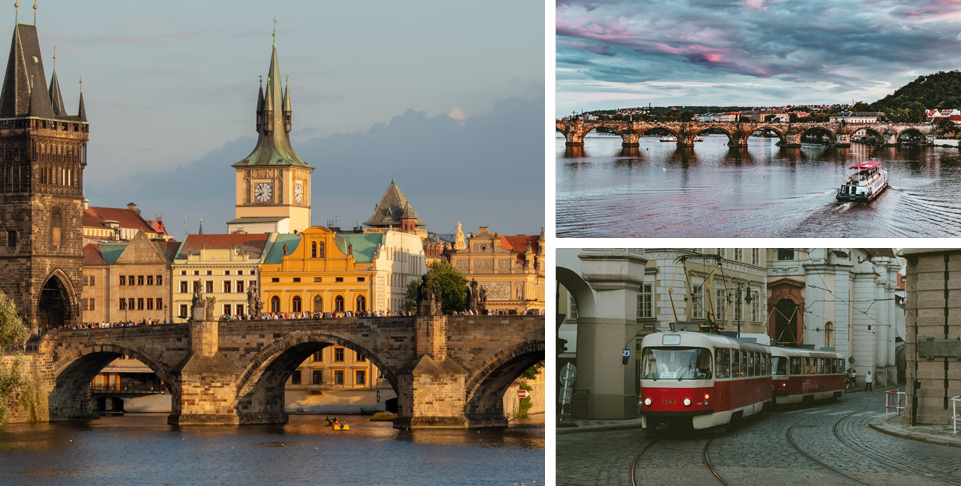 Arrive in Prague