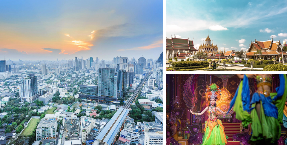 Arrival in Bangkok