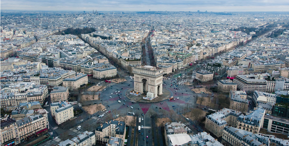 Departure to paris