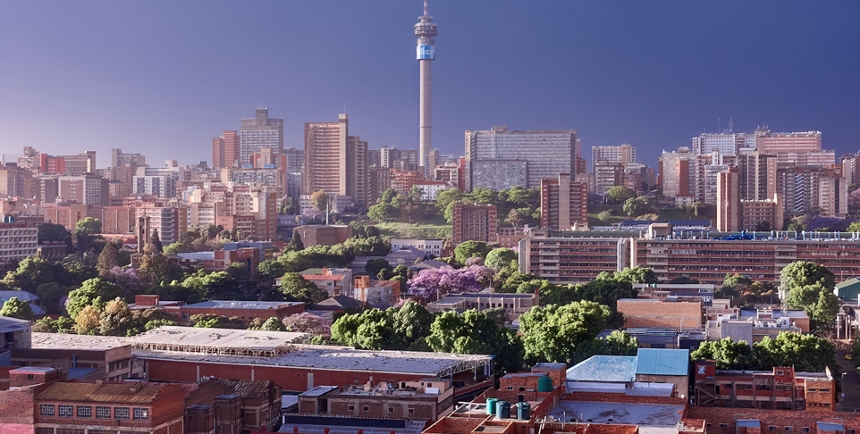 Departure from Johannesburg