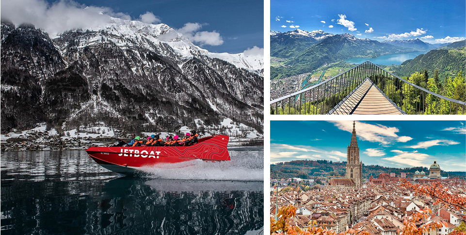 Jet Boat Ride, Harder Kulm & Bern