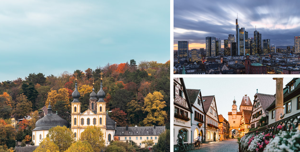 Prague,Lauf,Würzburg and Frankfurt