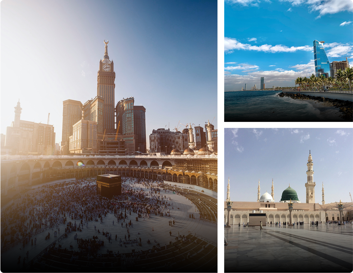 Visit the sacred mosques with Arooha's All-inclusive Umrah Package