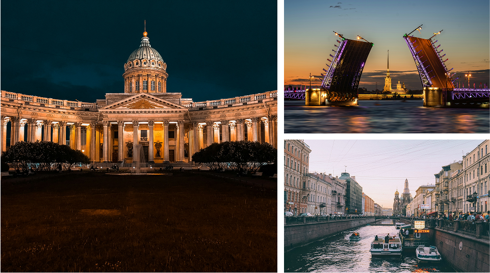 A train Ride to St Petersburg from Moscow
