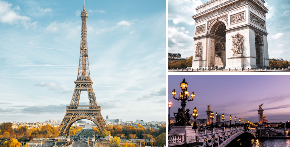 Arrival in Paris