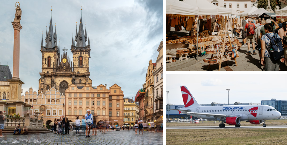 Arrive in Prague
