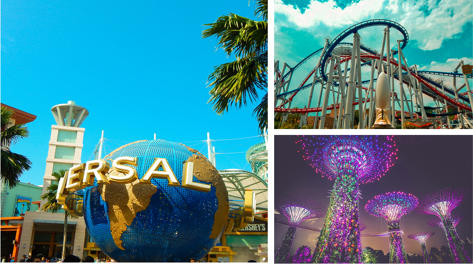 Optional Universal Studios + Gardens by the Bay