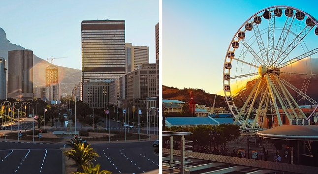 Arrival in Cape Town
