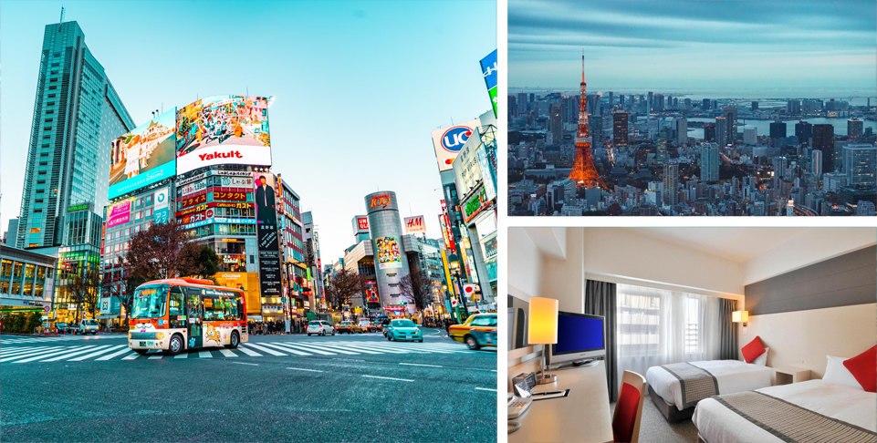 Arrival in Tokyo