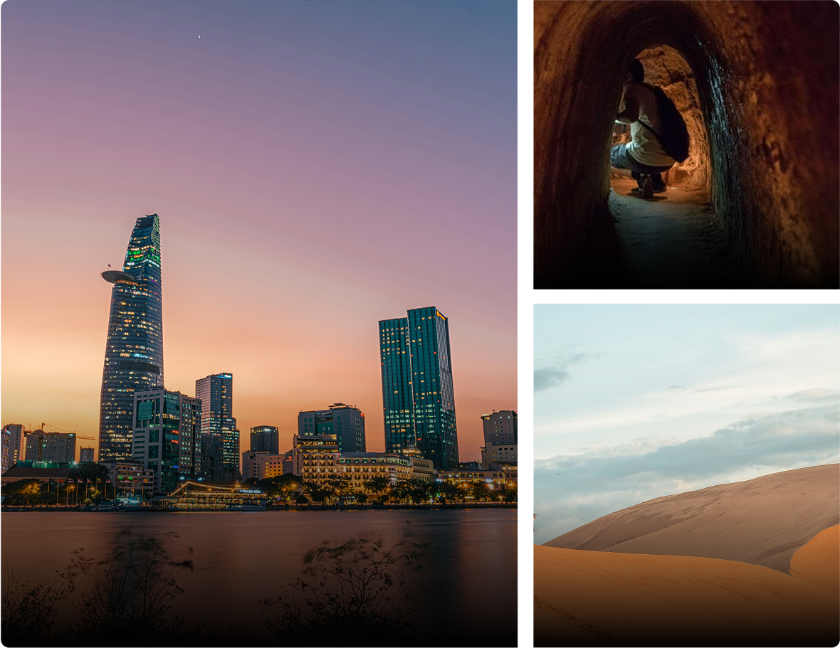 6 days Exploring Vietnam city