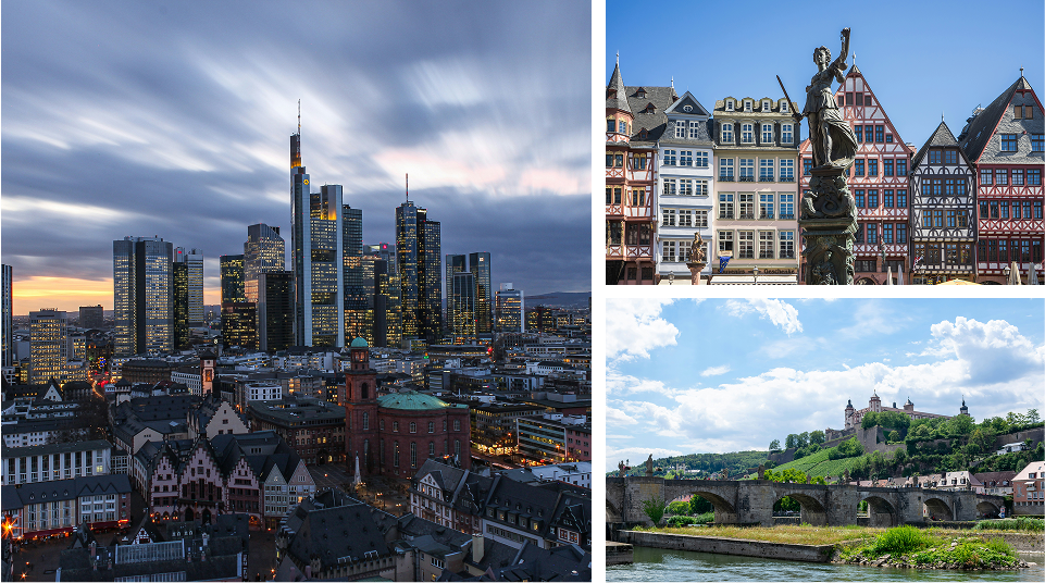 Prague -Lauf Wurzburg - Frankfurt