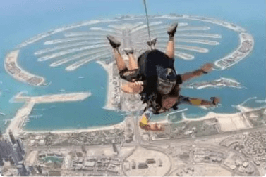 Sky dive dubai palm - Tandem