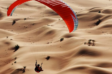 Sharjah Desert Paragliding