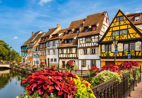 train ride in Colmar