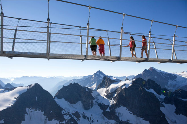 Eternal Snow and Glaciers at 3020m